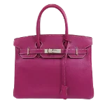 Pink Leather Hermès Handbag