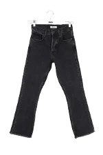 Black Cotton Anine Bing Jeans