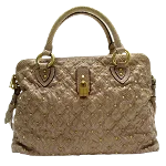 Beige Leather Marc Jacobs Handbag