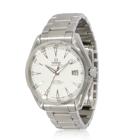 Grey Stainless Steel Omega Watch