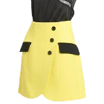 Yellow Wool Dolce & Gabbana Skirt