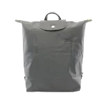 Grey Cotton Longchamp Backpack