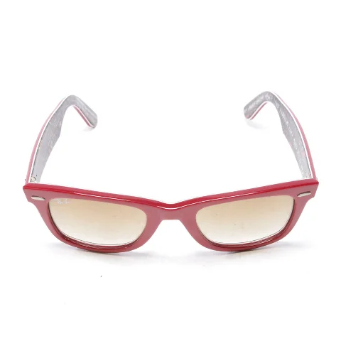 Red Plastic Ray-Ban Sunglasses