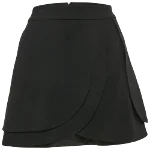 Black Fabric Alice + Olivia Skirt