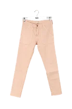 Pink Cotton Ba&sh Pants