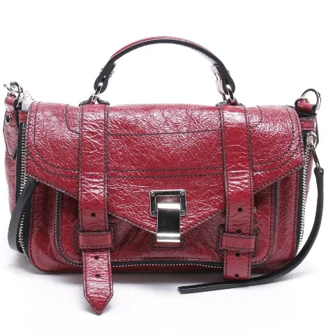 Red Leather Proenza Schouler Crossbody Bag