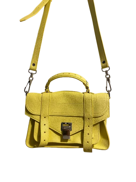 Yellow Leather Proenza Schouler Ps1