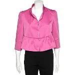 Pink Fabric Armani Collezioni Jacket