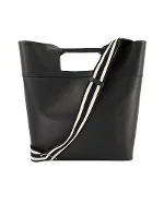 Black Leather Alexander McQueen Handbag
