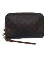 Brown Canvas Louis Vuitton Orsay