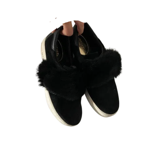 Black Suede Michael Kors Sneakers
