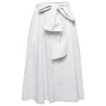 White Cotton Kenzo Skirt