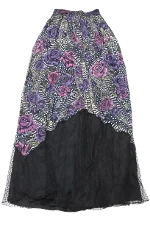 Multicolor Fabric Just Cavalli Skirt