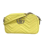 Yellow Leather Gucci Marmont