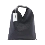 Black Leather Maison Margiela Tote