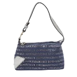 Blue Fabric Armani Shoulder Bag