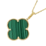 Green Yellow Gold Van Cleef & Arpels Necklace