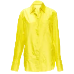 Yellow Silk Valentino Shirt