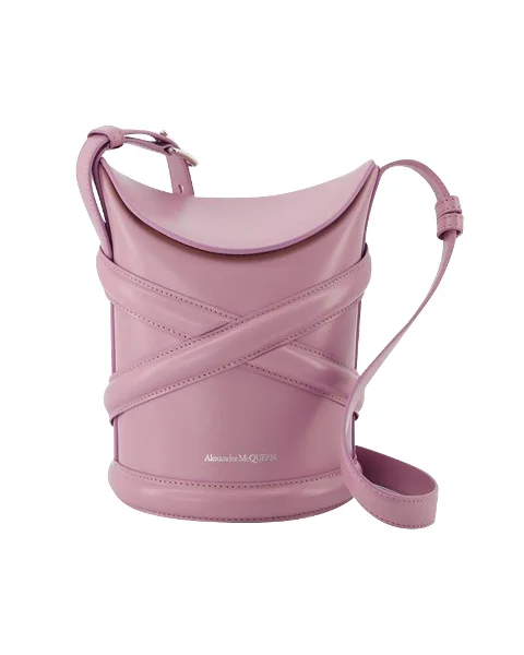 Pink Leather Alexander McQueen Shoulder Bag