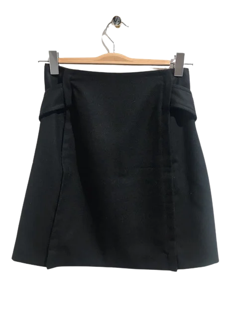 Black Fabric Chanel Skirt