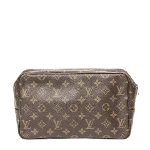 Brown Canvas Louis Vuitton Taiga Toiletry Pouch