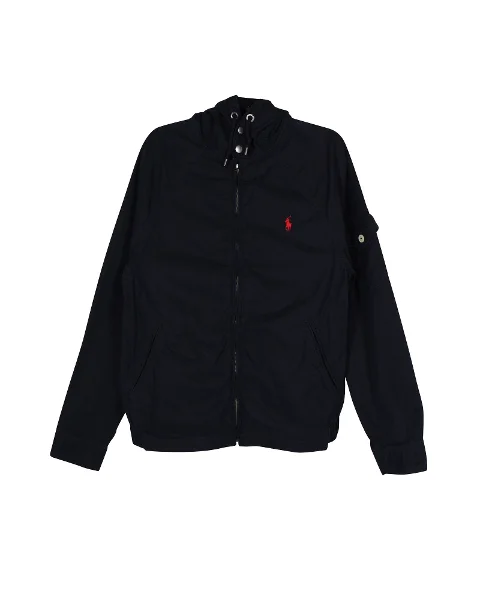 Black Fabric Ralph Lauren Jacket