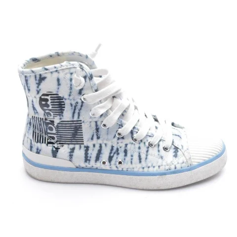 White Fabric Isabel Marant Sneakers