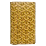 Yellow Leather Goyard Wallet