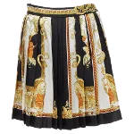 Multicolor Silk Versace Skirt