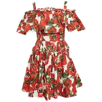 Red Fabric Dolce & Gabbana Dress