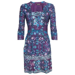 Purple Fabric Roberto Cavalli Dress