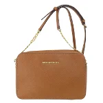 Brown Leather Michael Kors Shoulder Bag