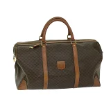Brown Leather Celine Travel Bag