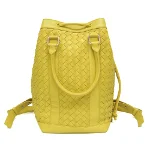 Yellow Fabric Bottega Veneta Backpack