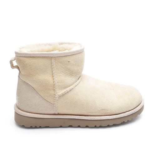 White Leather UGG Boots