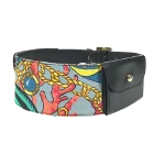 Multicolor Silk Celine Belt Bag