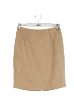 Beige Fabric Paule Ka Skirt