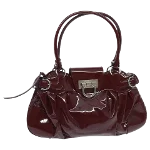 Red Leather Salvatore Ferragamo Handbag