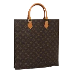 Brown Canvas Louis Vuitton Sac Plat