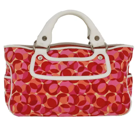 Red Canvas Celine Handbag