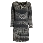 Grey Wool Issey Miyake Dress