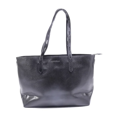 Black Leather Coccinelle Shoulder Bag