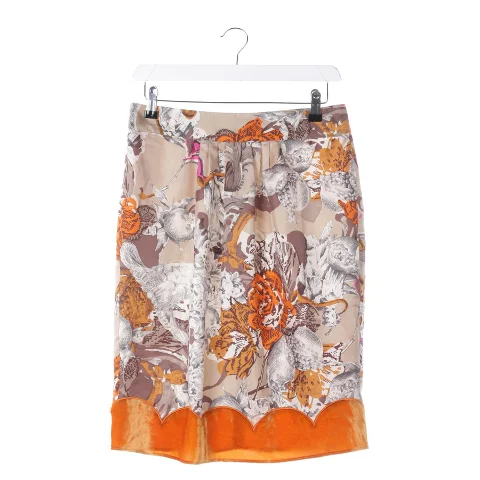 Multicolor Silk Blumarine Skirt