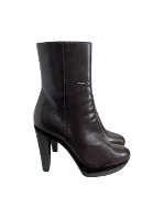 Brown Leather Sergio Rossi Boots