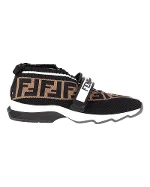Black Polyester Fendi Sneakers