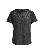 Black Viscose A.P.C Top