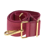 Pink Canvas Prada Belt