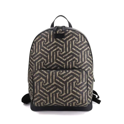 Brown Canvas Gucci Backpack