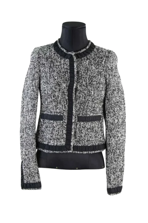 Black Cotton Karl Lagerfeld Jacket