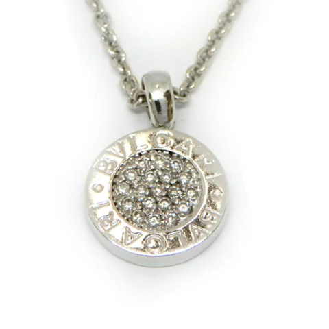 Silver White Gold Bvlgari Necklace